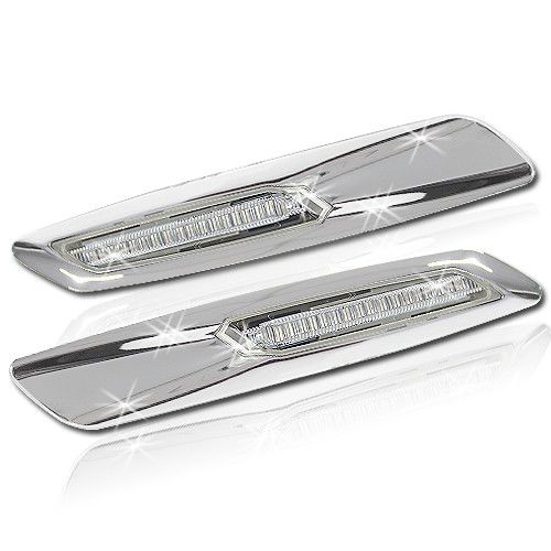 products/297/plcbd003b_bmw_led_silver_chromed_sidemarker_clear_len_.jpg - LED SIJALICE, BOCNI DYNAMIC MIGAVCI - BMW - CHROMED - CLEAR LENS 003B - Xenon Svetla Beograd