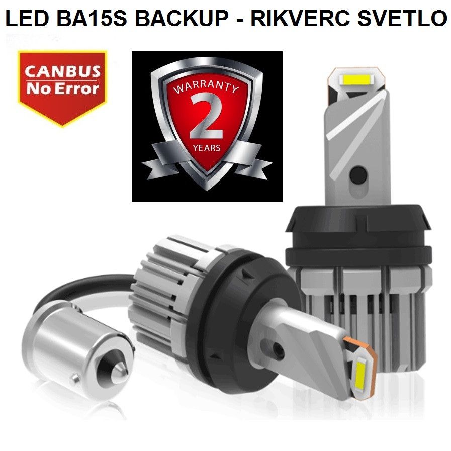 Set 2 Lampadine LED CanBus P21W 1156 BA15s – Bianco Super Luminoso 1000 Lumen, Sostituzione Stop E Freno Per F20 F30